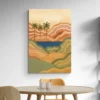 tableau paysage boheme salle a manger 1.webp