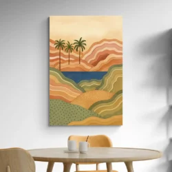 tableau paysage boheme salle a manger 1.webp