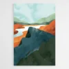 tableau peinture abstraite paysage 1