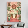 tableau singe wc mur blanc 1.webp