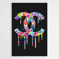tableau street art chanel 1