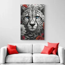 tableau tete de guepard canape 1.webp