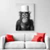 tableau tete de singe canape 1.webp