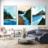 tableau triptyque paysage 36