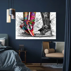 tableau20street20art20basket chambre bleue.webp
