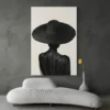 Peinture Femme Africaine de Dos portrait 2 3 2.webp