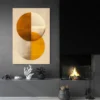 Tableau Abstrait Geometrique Dore portrait 2 3 3.webp