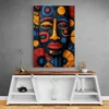 Tableau Africain Colore portrait 2 3 3.webp