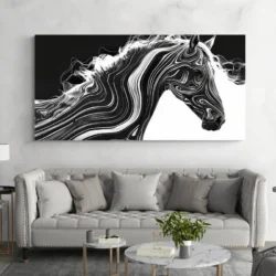Tableau Cheval Design paysage 2 1 3.webp