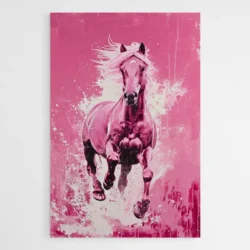 Tableau Cheval Rose 1.webp