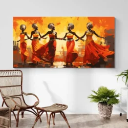 Tableau Danseuses Africaines paysage 2 1 3.webp