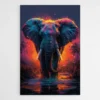Tableau Elephant De Nuit 1.webp