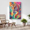 Tableau Felin Pop Art portrait 2 3 3.webp