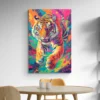 Tableau Felin Pop Art portrait 2 3 4.webp