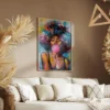 Tableau Femme Afro portrait 2 3 2.webp