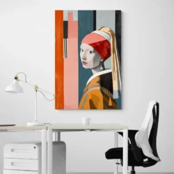 Tableau Femme Turban portrait 2 3 3.webp