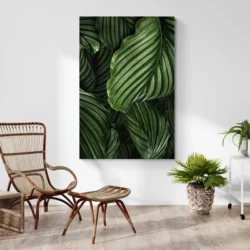 Tableau Feuille Verte portrait 2 3 4.webp