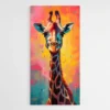 Tableau Girafe Multicolore 1.webp
