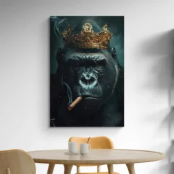 Tableau Gorille roi portrait 2 3 2.webp