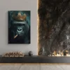 Tableau Gorille roi portrait 2 3 3.webp