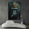 Tableau Gorille roi portrait 2 3 4.webp