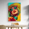 Tableau Lady Gaga Pop Art portrait 2 3 3.webp