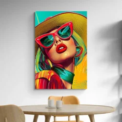 Tableau Lady Gaga Pop Art portrait 2 3 3.webp
