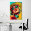 Tableau Lady Gaga Pop Art portrait 2 3 4.webp