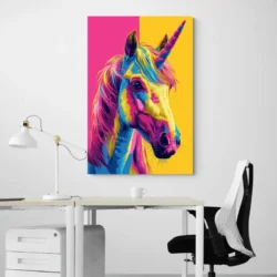 Tableau Licorne portrait 2 3 3.webp