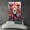 Tableau Lion Abstrait portrait 2 3 2.webp