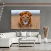 Tableau Lion Savane paysage 3 2 2.webp