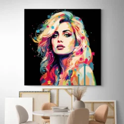 Tableau Madonna Pop Art carre 3.webp