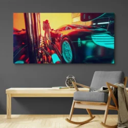 Tableau Pop Art Voiture paysage 2 1 3.webp