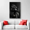 Tableau Singe Avec Cigare portrait 2 3 4.webp