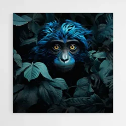 Tableau Singe Bleu 1.webp