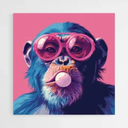 Tableau Singe Chewing Gum 1.webp