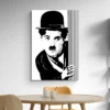 Tableau Street Art Charlie Chaplin portrait 2 3 3.webp