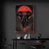 Tableau Vintage Elephant portrait 2 3 4.webp