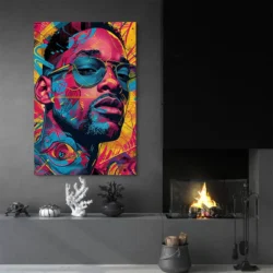Tableau Will Smith Pop Art portrait 2 3 3.webp