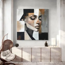 Tableau abstrait portrait femme carre 3.webp