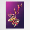 Tableau cerf pop art 1.webp