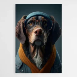 Tableau chien habille 1.webp