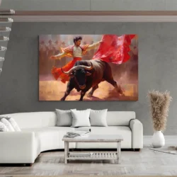 Tableau corrida moderne paysage 3 2 2.webp