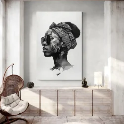 Tableau dessin Africain portrait 2 3 2.webp