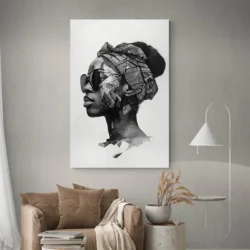 Tableau dessin Africain portrait 2 3 3.webp