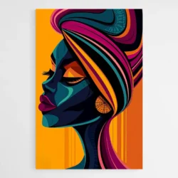 Tableau femme africaine design 1.webp