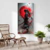 Tableau femme samourai portrait 1 2 2.webp