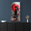 Tableau femme samourai portrait 1 2 4.webp