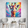 Tableau girafe color1 carre 3.webp