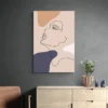 Tableau minimaliste femme portrait 2 3 3.webp
